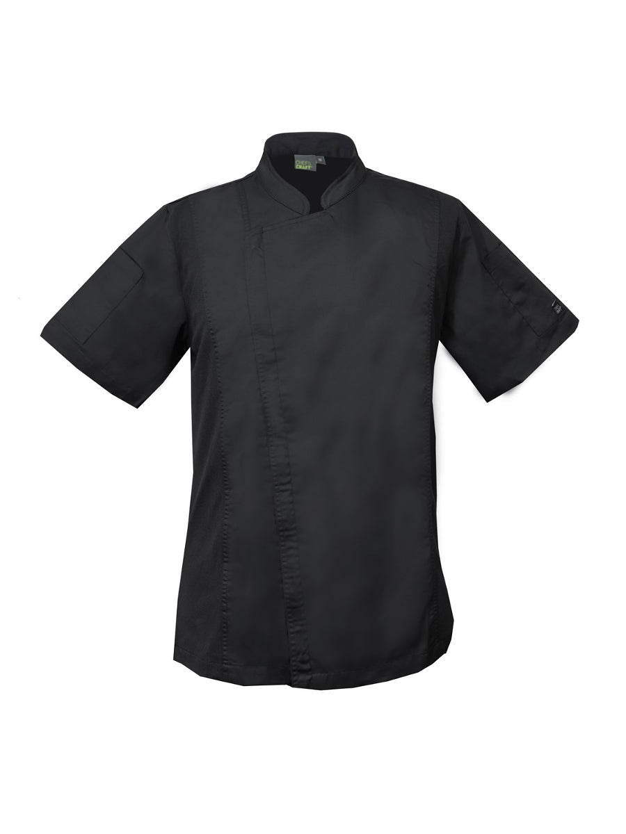 Lightweight Slimmer Fit Front Zip Closure Chefs Jacket