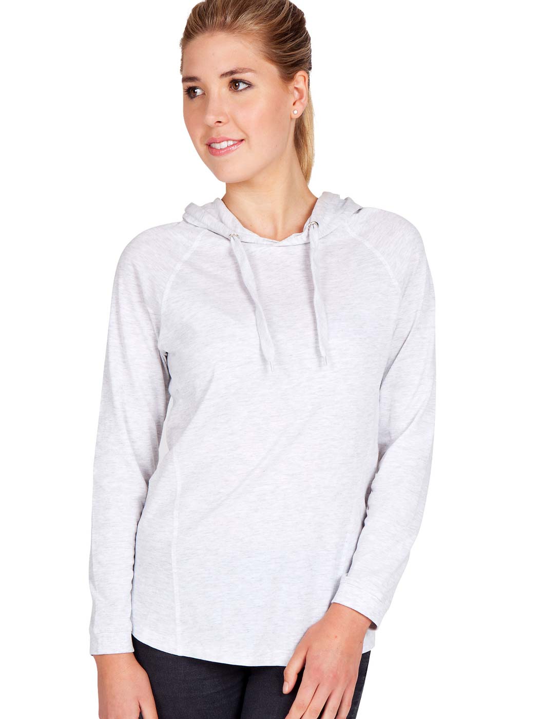 Ladies Fusion T-Shirt Hoodie