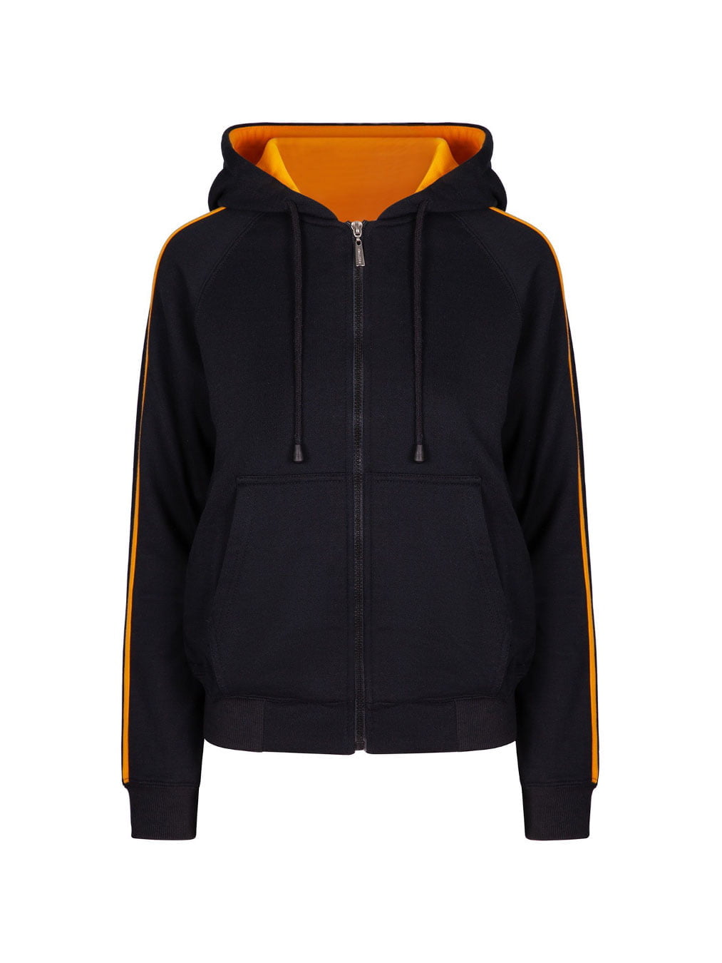 Ladies/ Junior Stripe Sleeve Hoodie