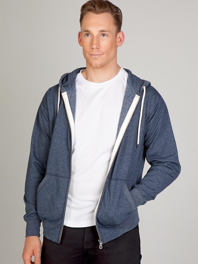 Mens Greatness Heather Zip Hoodie