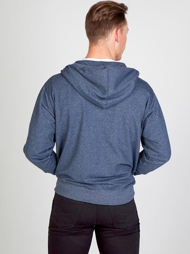 Mens Greatness Heather Zip Hoodie