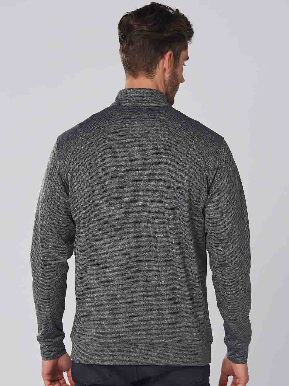 Mens Half Zip Long Sleeve Sweat Top