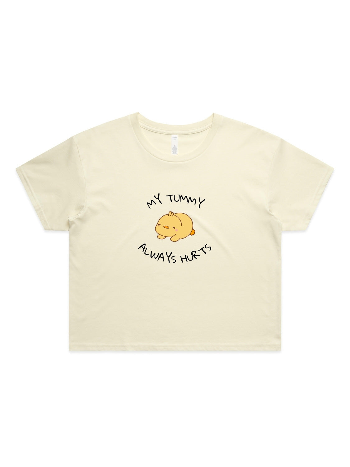 My Tummy Always Hurts - Womens Premium Crop Top