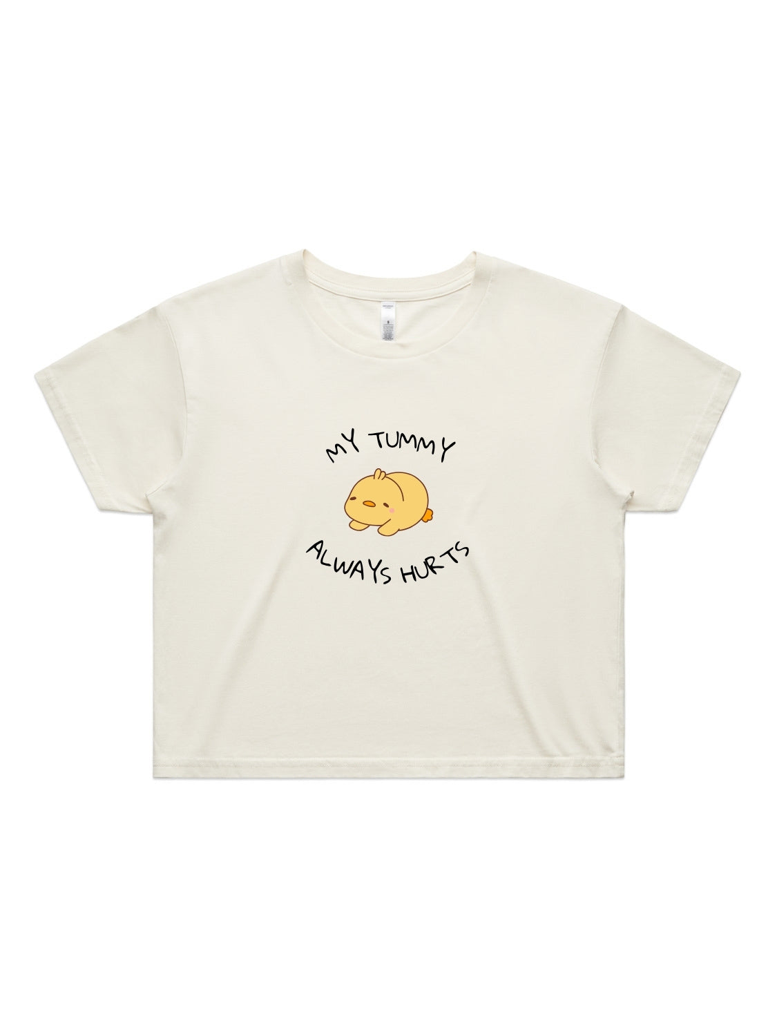 My Tummy Always Hurts - Womens Premium Crop Top