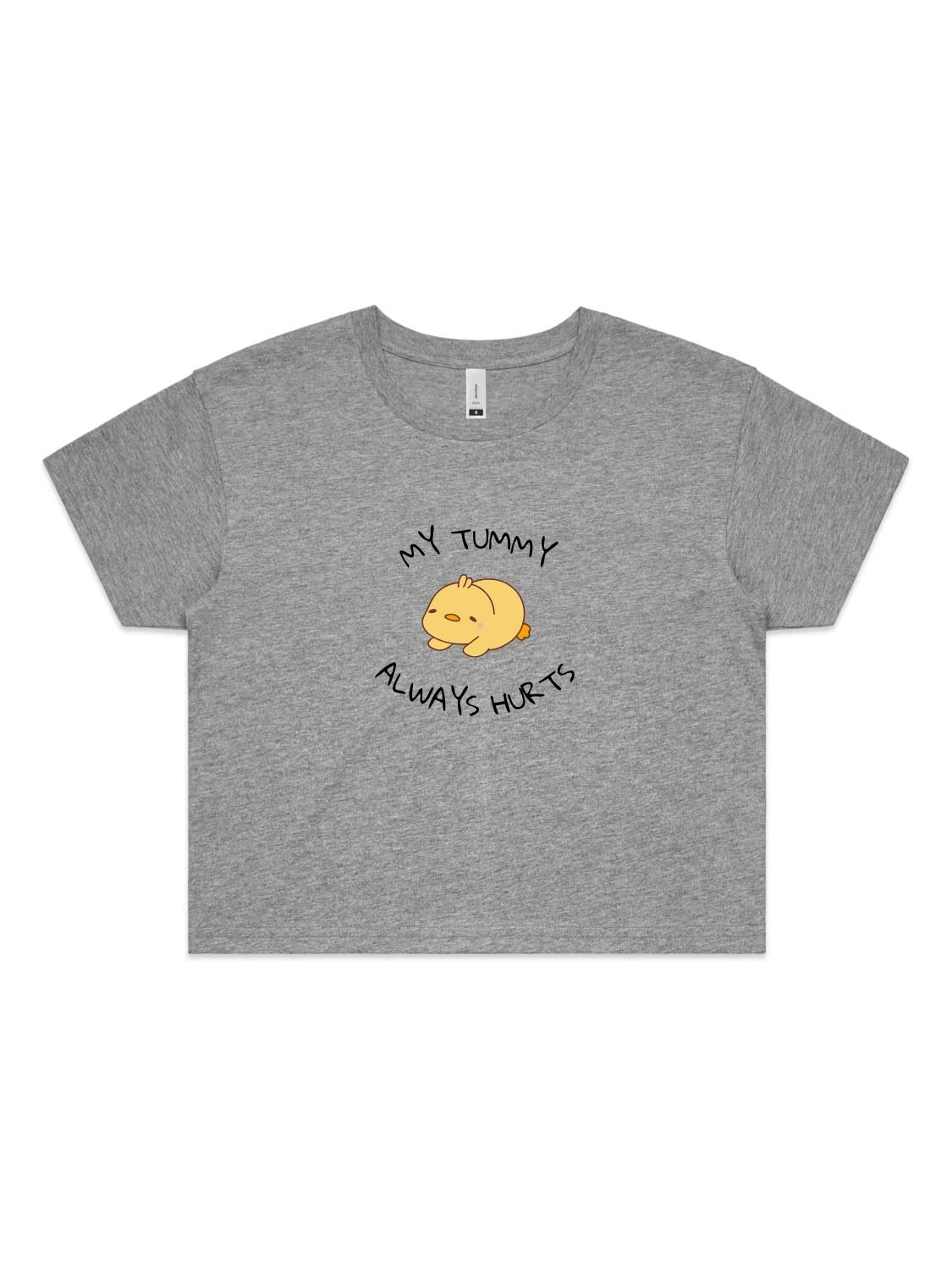 My Tummy Always Hurts - Womens Premium Crop Top