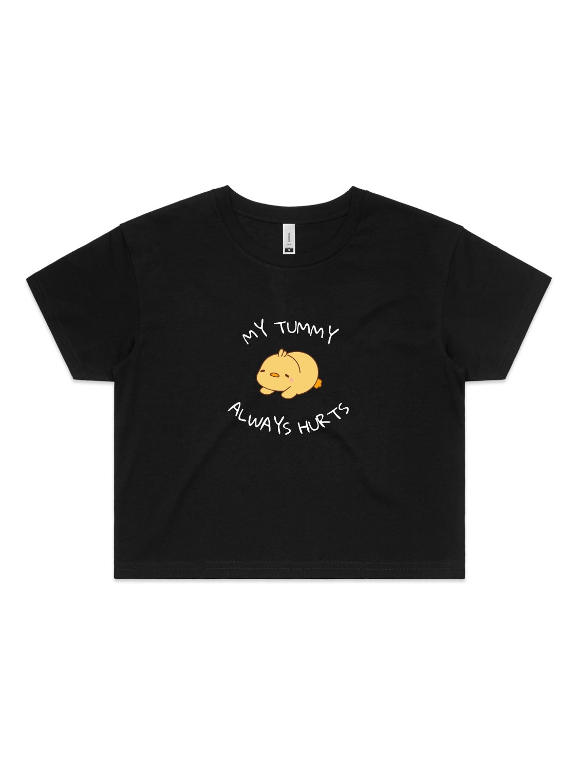 My Tummy Always Hurts - Womens Premium Crop Top