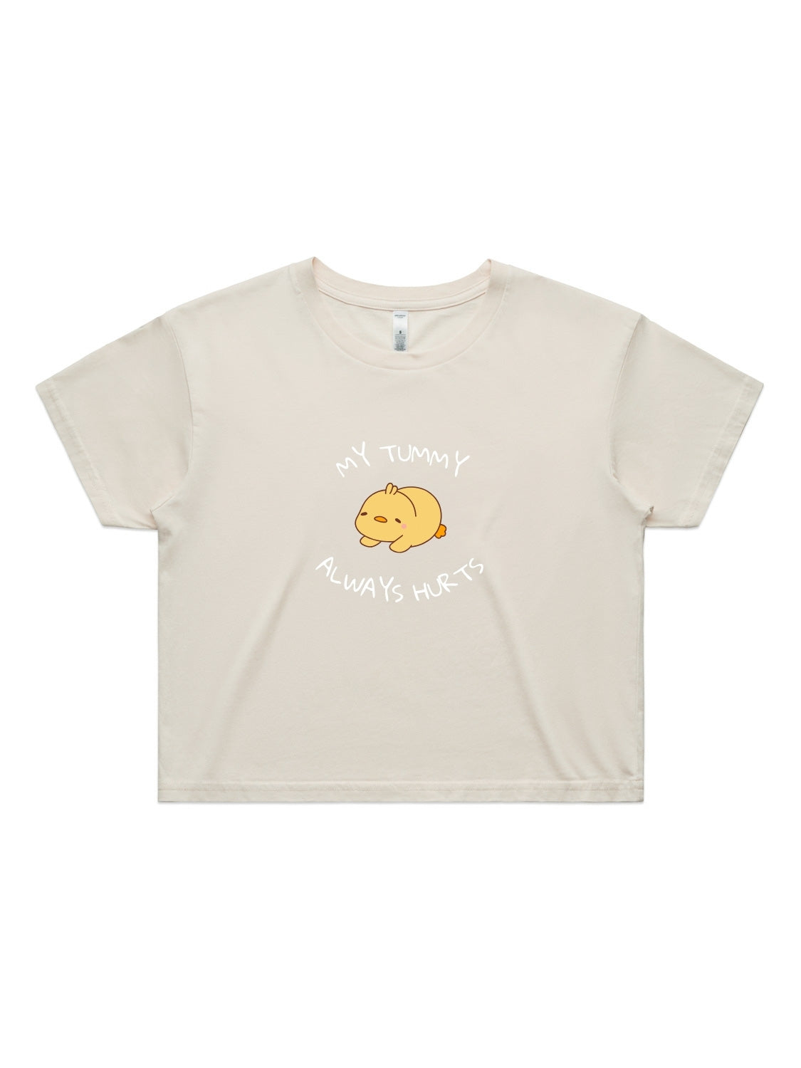 My Tummy Always Hurts - Womens Premium Crop Top