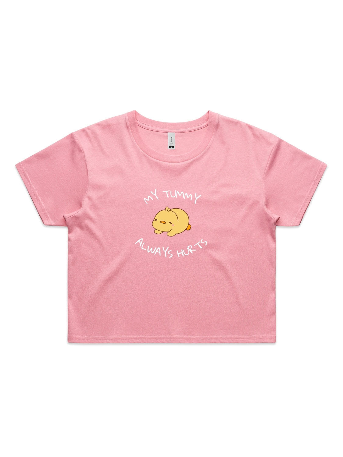 My Tummy Always Hurts - Womens Premium Crop Top