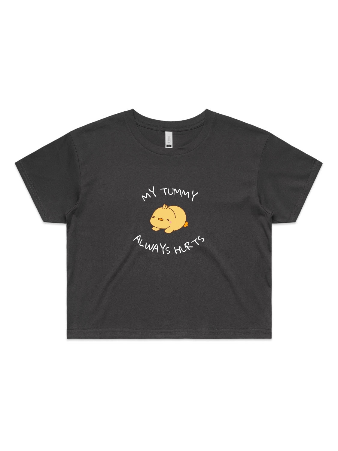 My Tummy Always Hurts - Womens Premium Crop Top