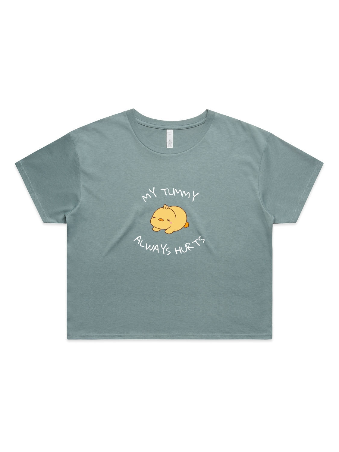 My Tummy Always Hurts - Womens Premium Crop Top