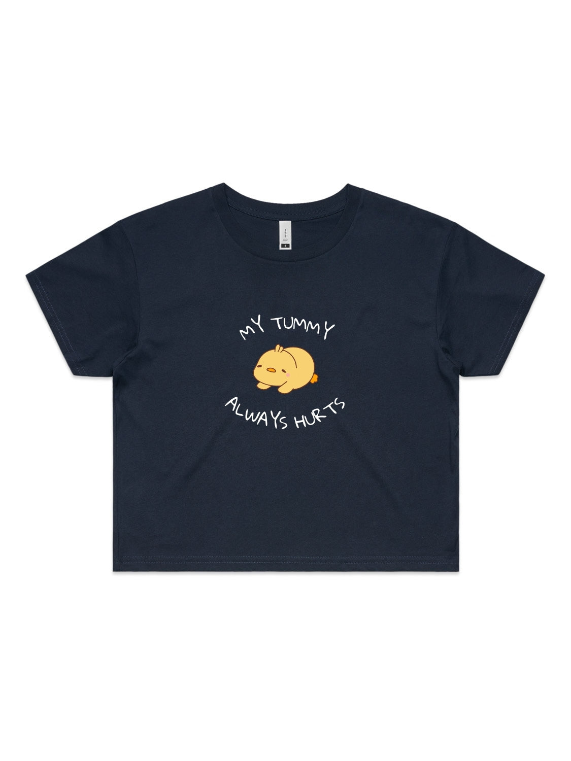 My Tummy Always Hurts - Womens Premium Crop Top