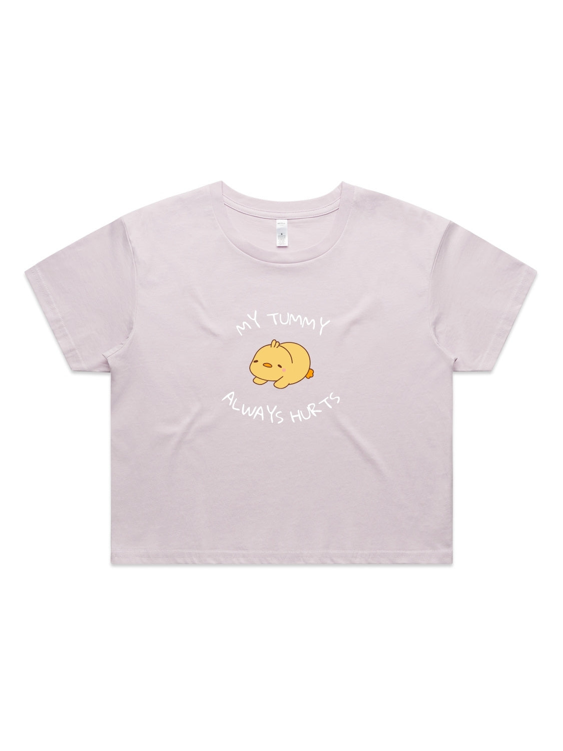 My Tummy Always Hurts - Womens Premium Crop Top