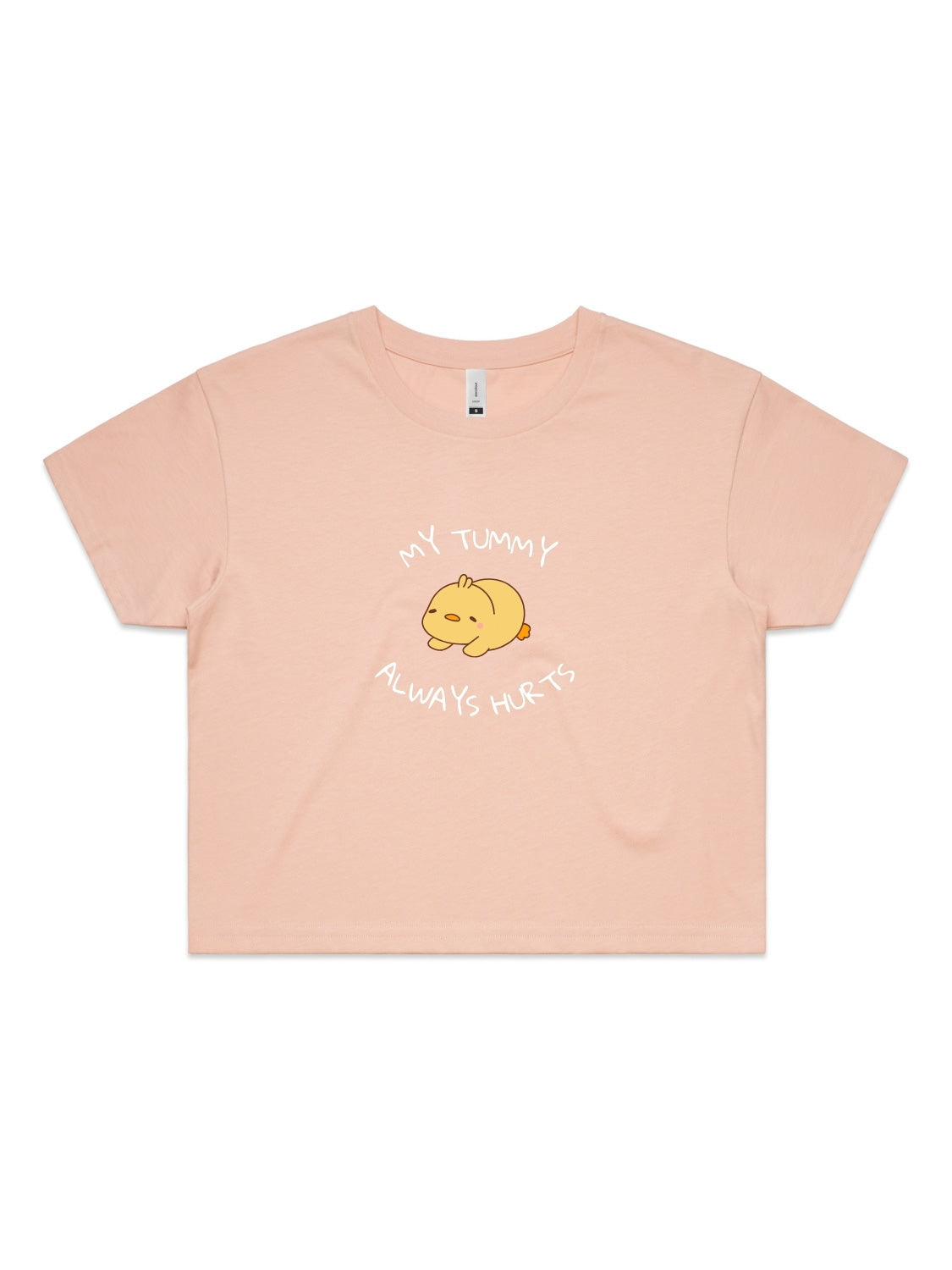 My Tummy Always Hurts - Womens Premium Crop Top