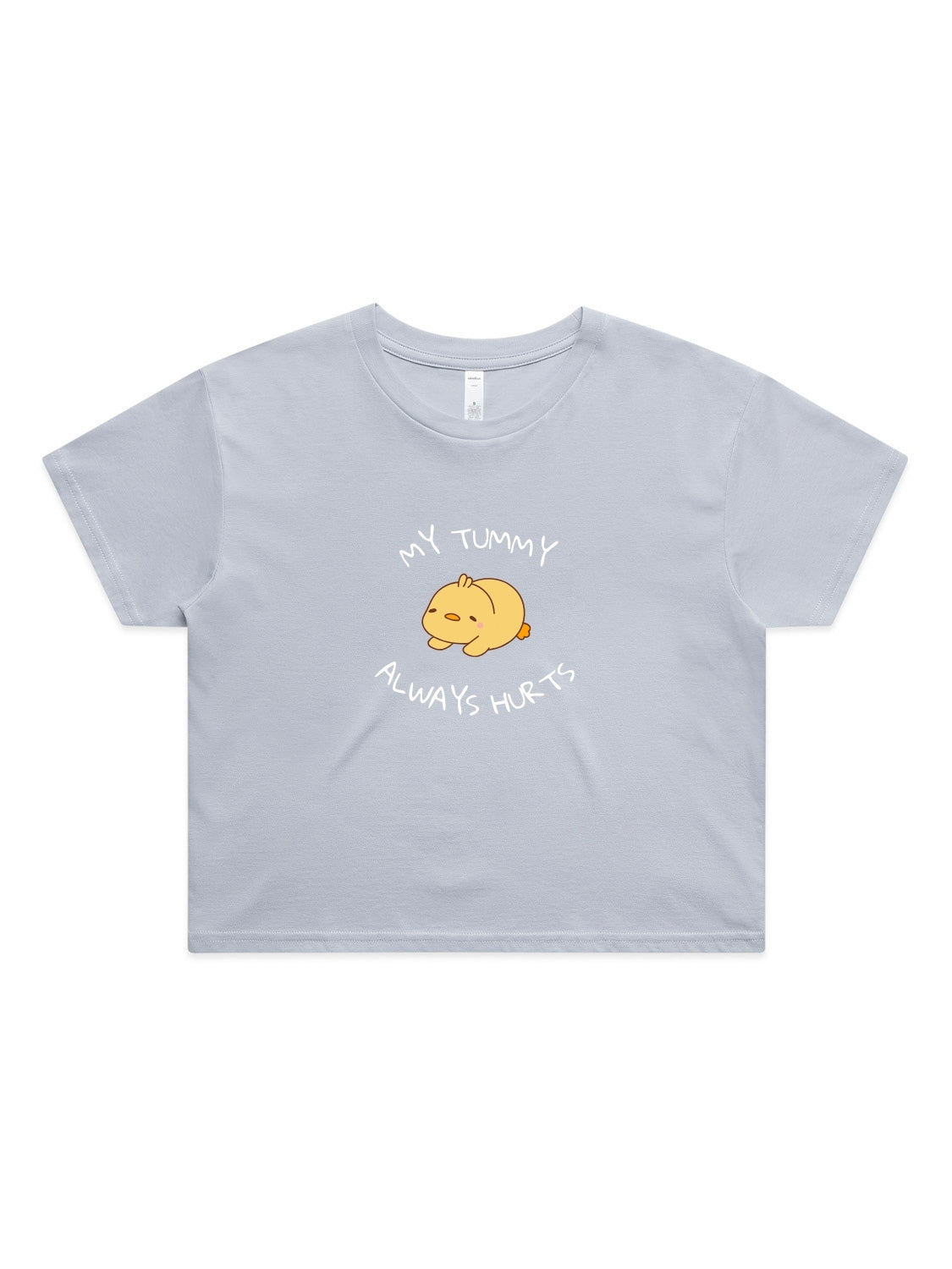 My Tummy Always Hurts - Womens Premium Crop Top