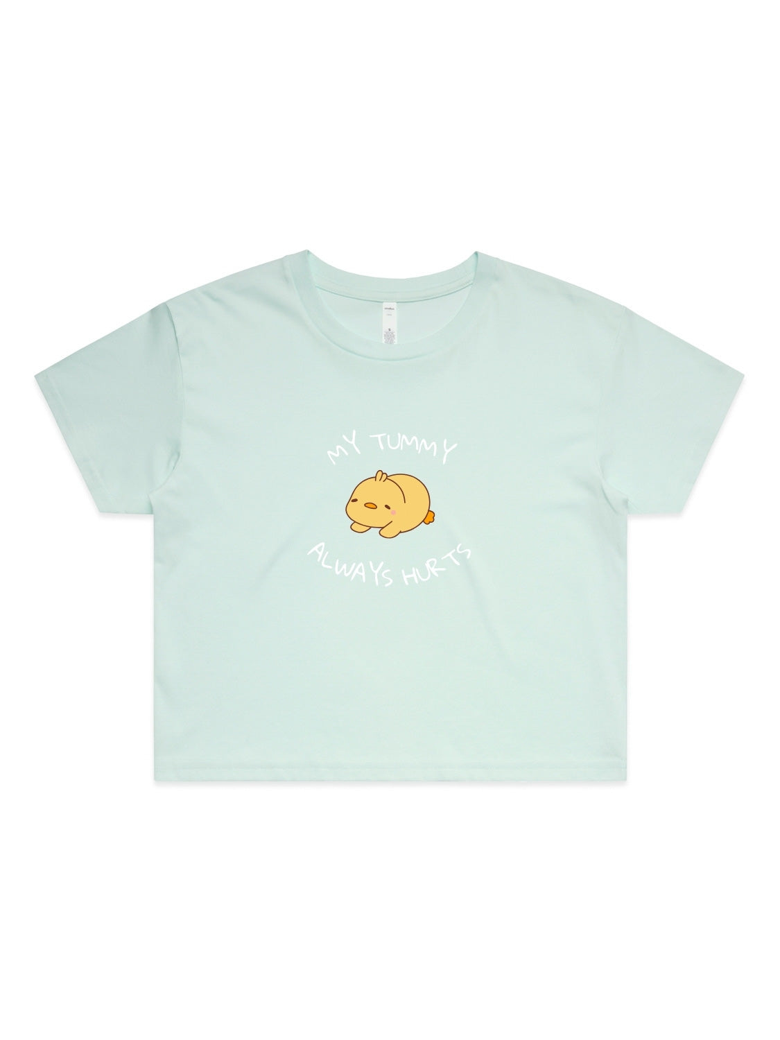 My Tummy Always Hurts - Womens Premium Crop Top