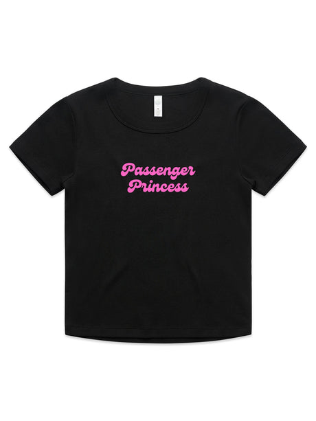 Passenger Princess - Womens Organic Rib Baby Tee
