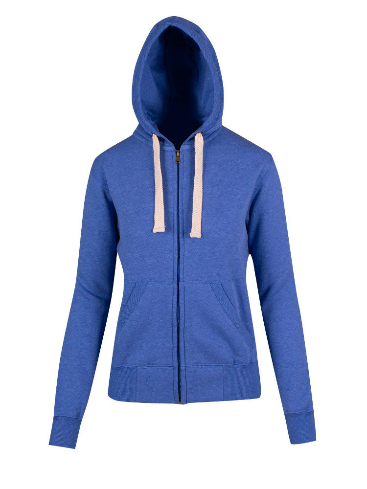 Ladies/ Junior Heavy Zip Fleece Hoodie