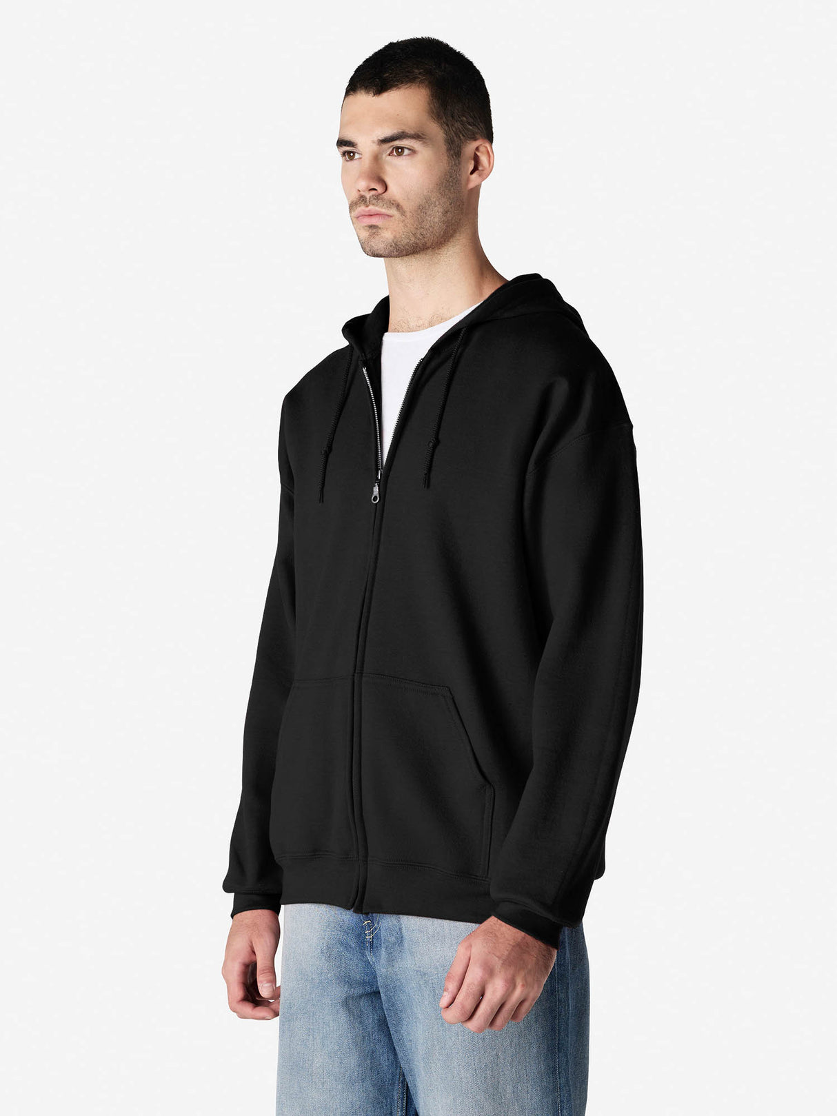 Mens Zip Hooded Sweatshirt