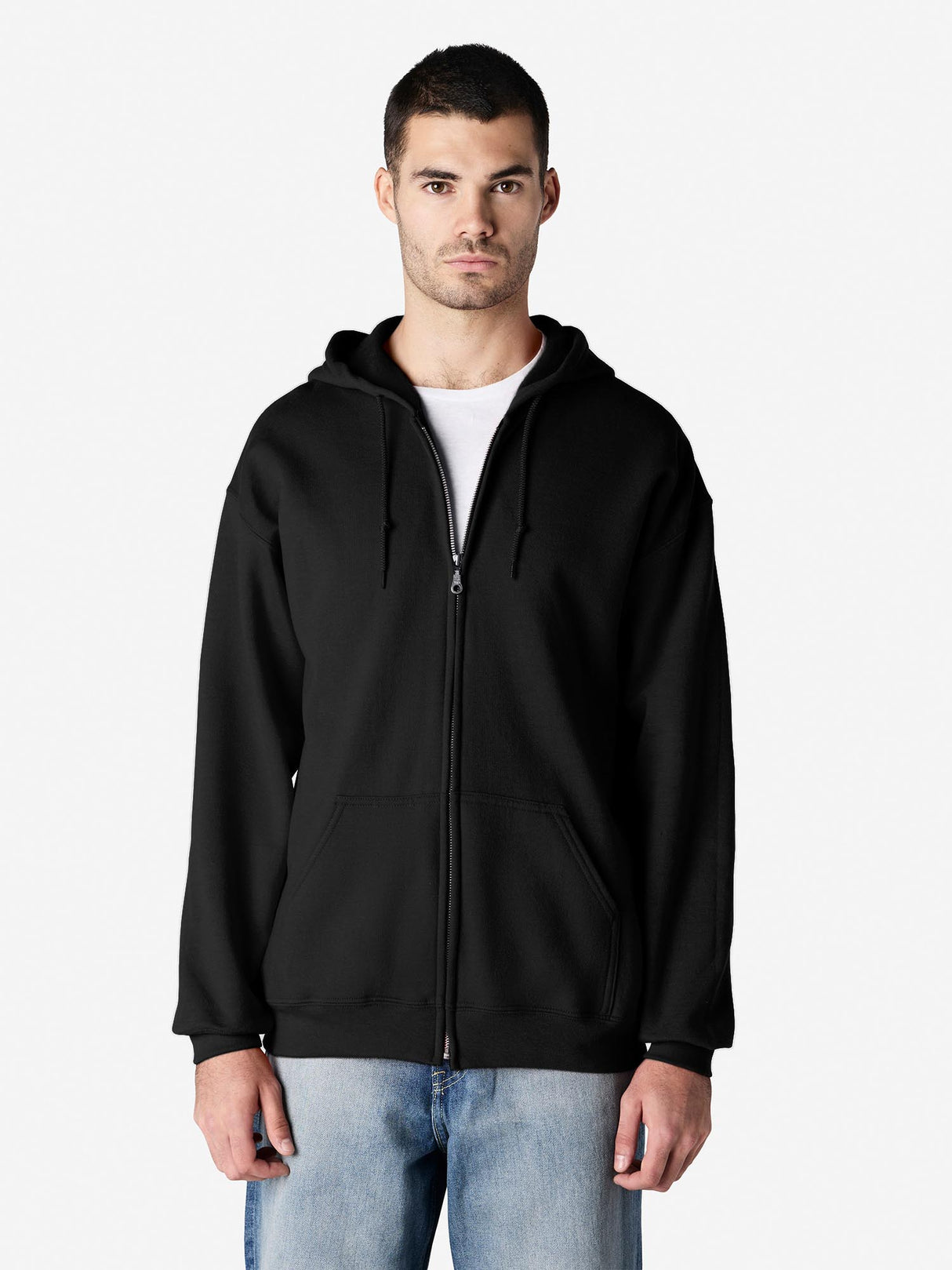 Mens Zip Hooded Sweatshirt