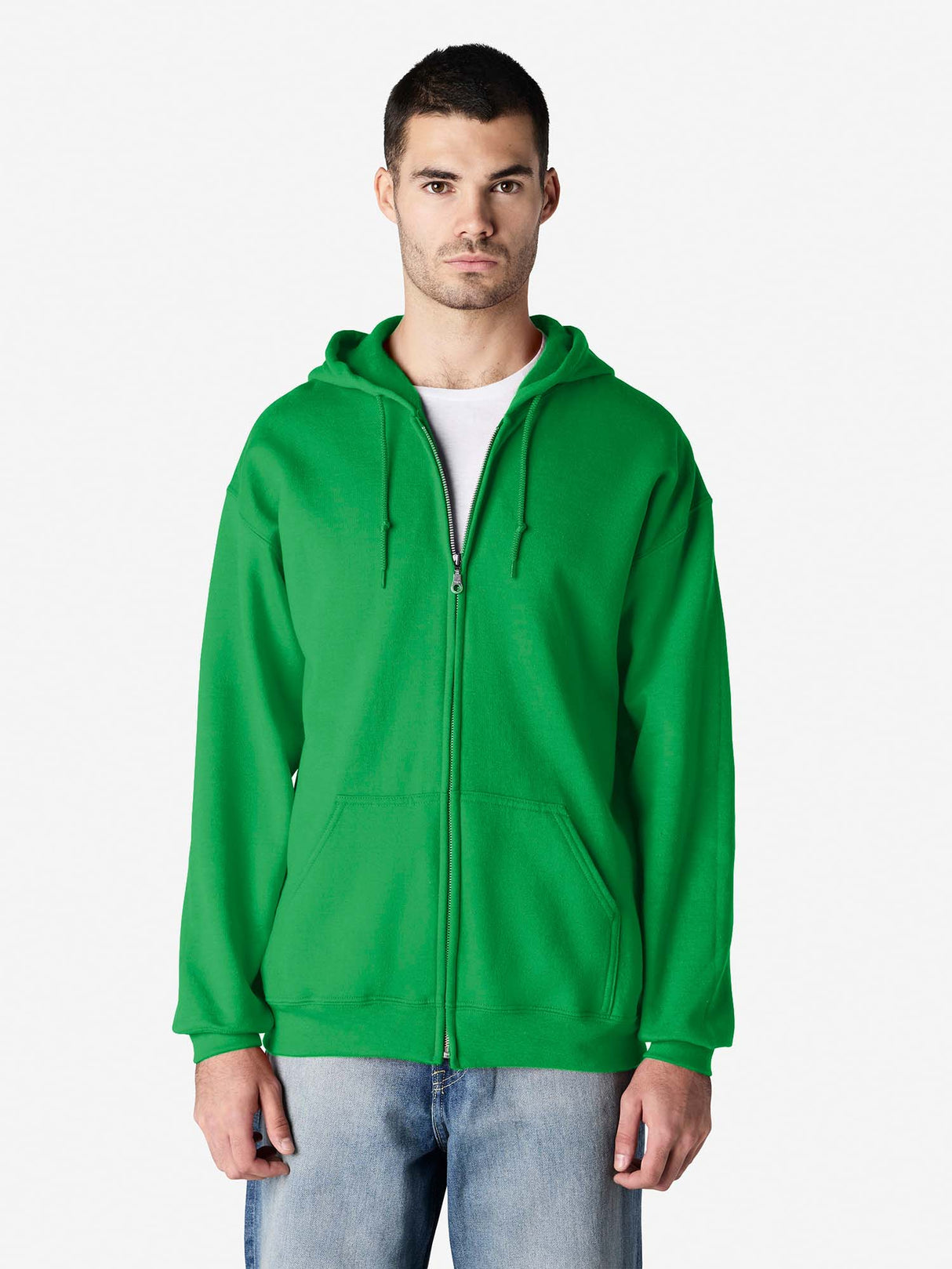 Mens Zip Hooded Sweatshirt