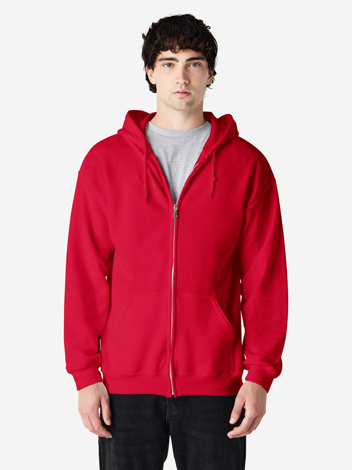 Mens Zip Hooded Sweatshirt