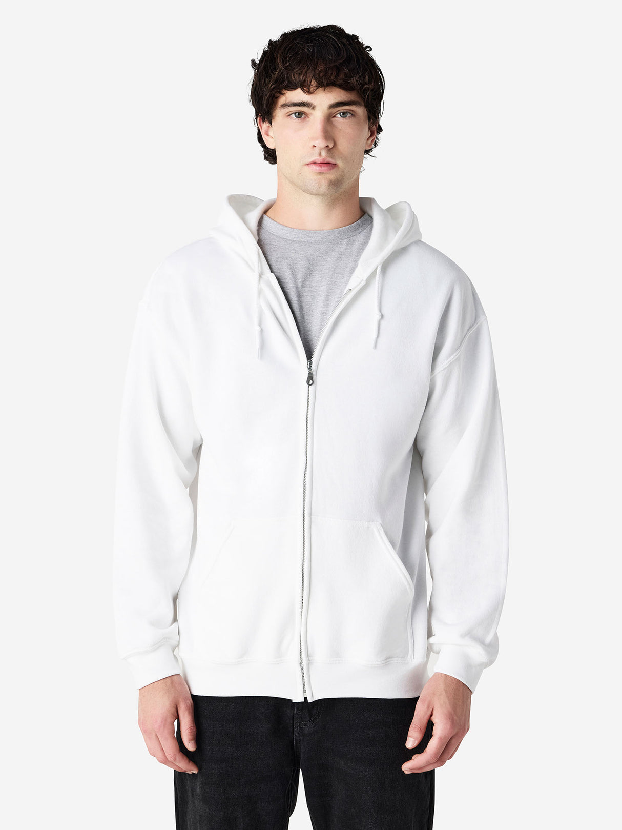 Mens Zip Hooded Sweatshirt
