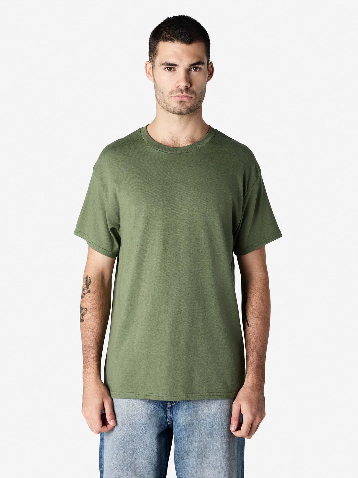 Mens Heavy Cotton Short Sleeve Tee