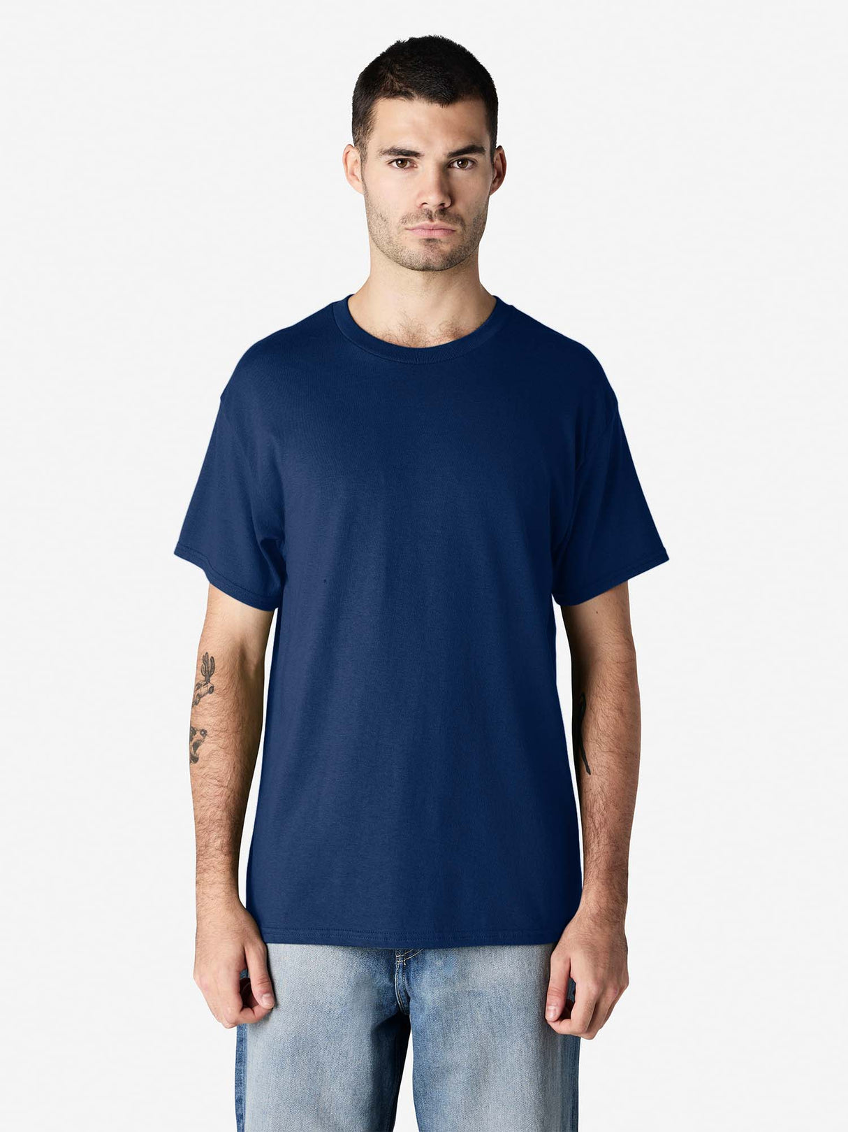 Mens Heavy Cotton Short Sleeve Tee