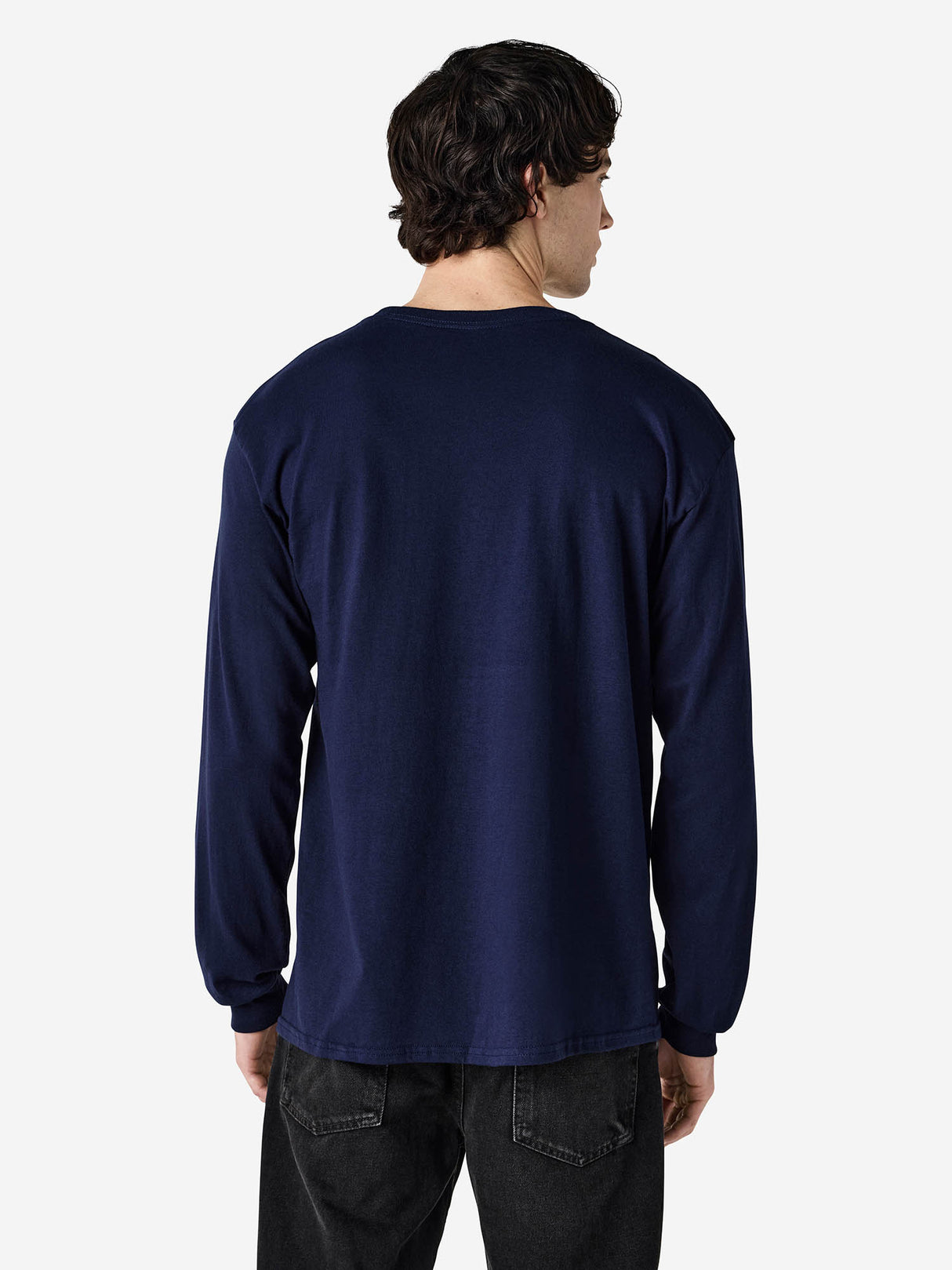 Mens Heavy Cotton Long Sleeve Tee