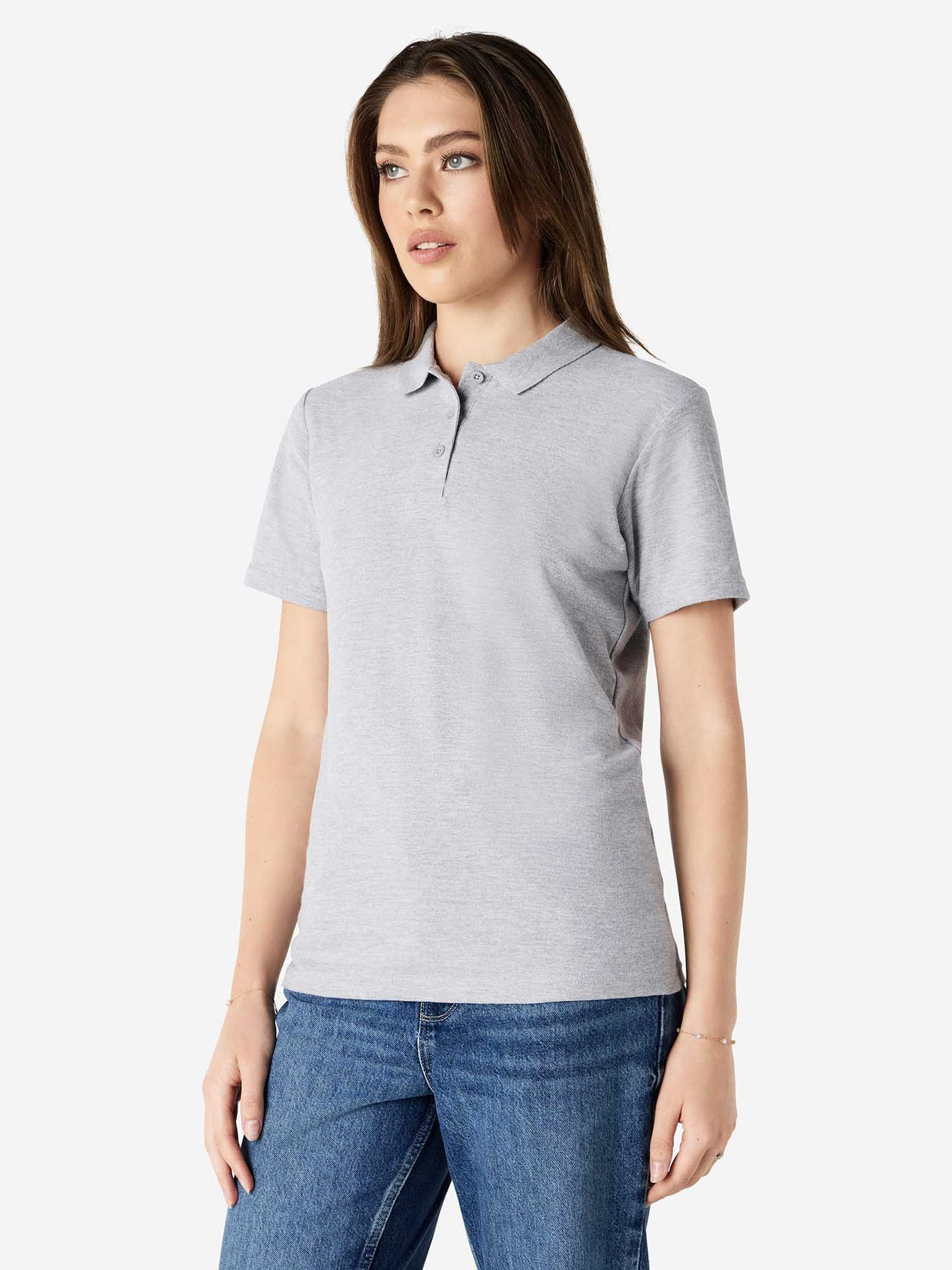 Ladies Softstyle Double Pique Polo