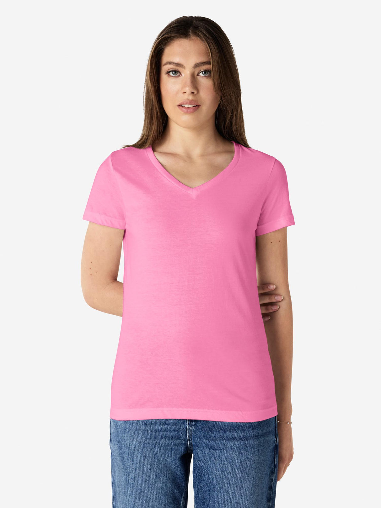 Ladies Softstyle V-neck Short Sleeve Tee