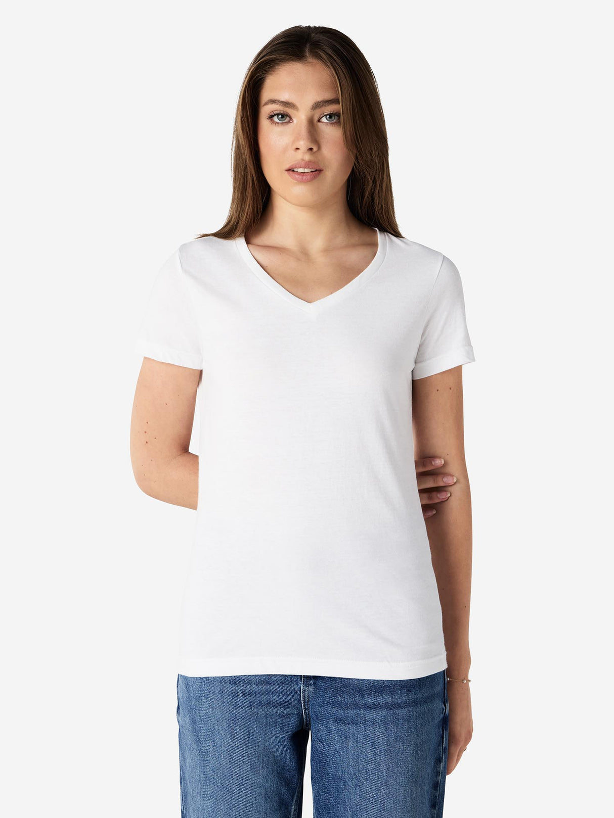 Ladies Softstyle V-neck Short Sleeve Tee