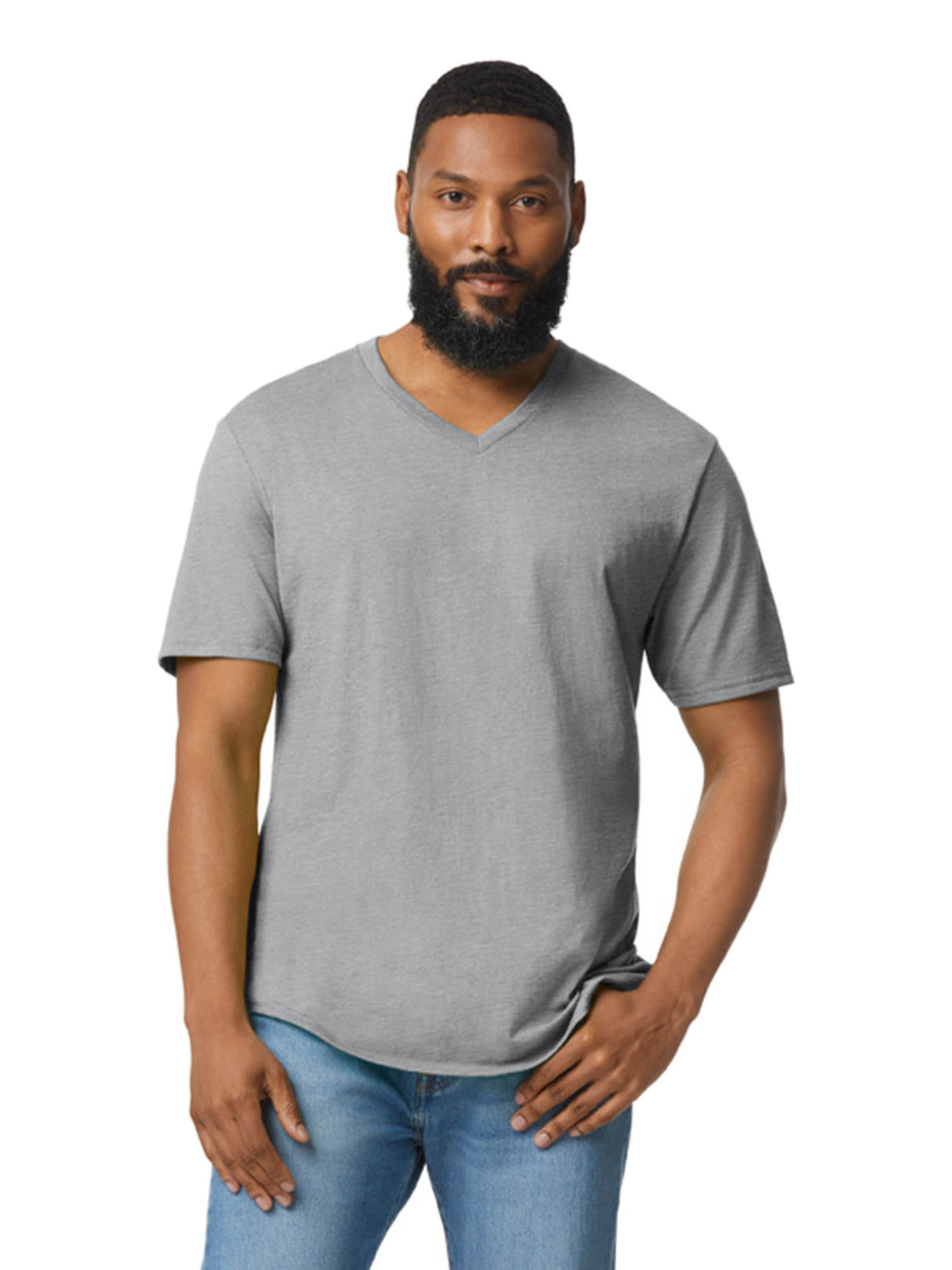 Mens Softstyle V-Neck Short Sleeve Tee
