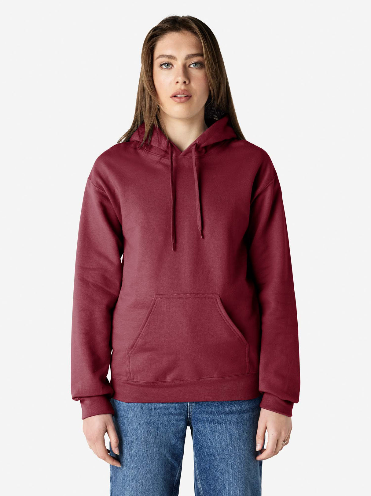 Adult Midweight Fleece Pullover Hoodie