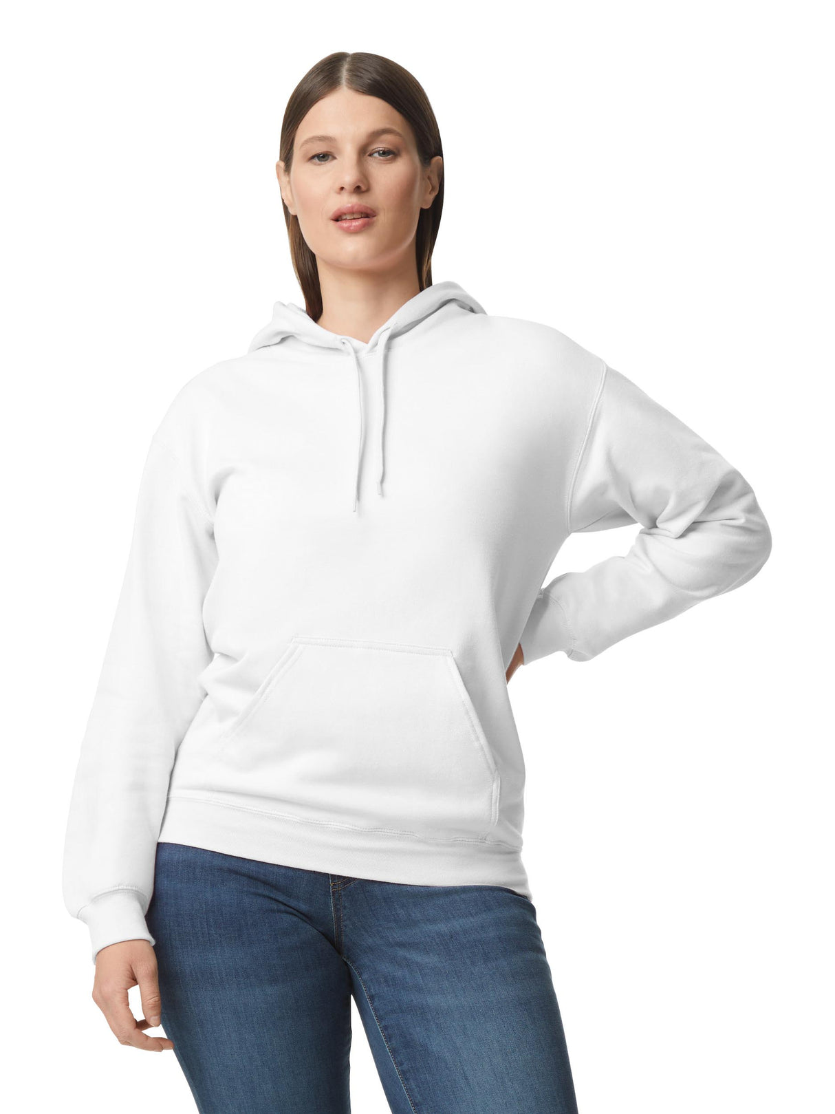 Adult Midweight Fleece Pullover Hoodie