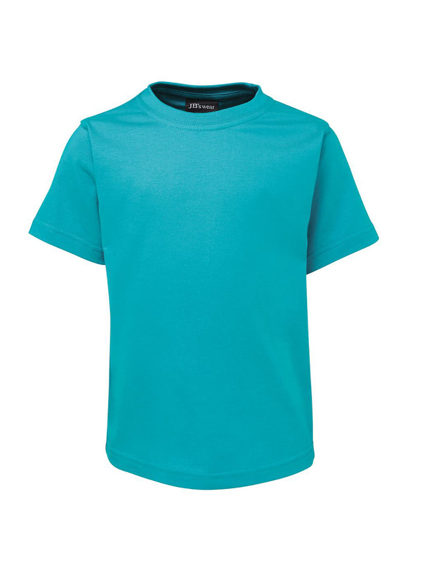 JB's Wear - Kids short-sleeve turquoise t-shirt with a crew neck.
