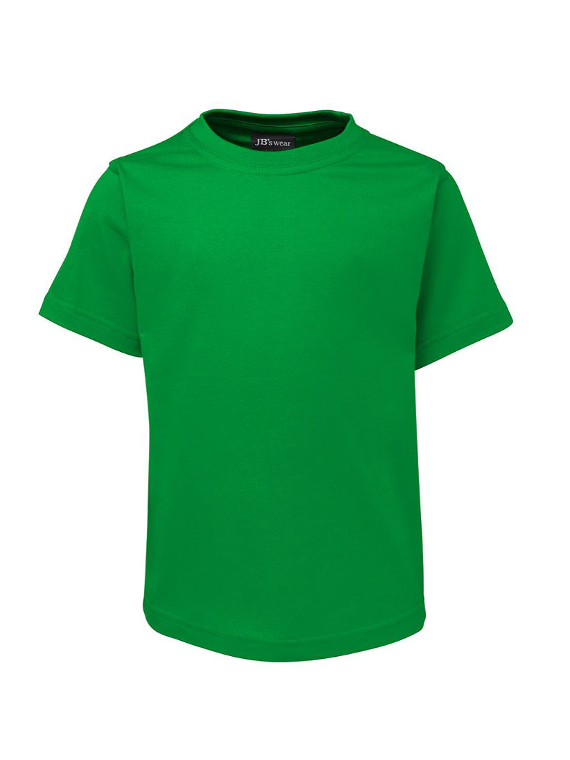 JB's Wear - Green short-sleeved kids t-shirt with a crew neck.