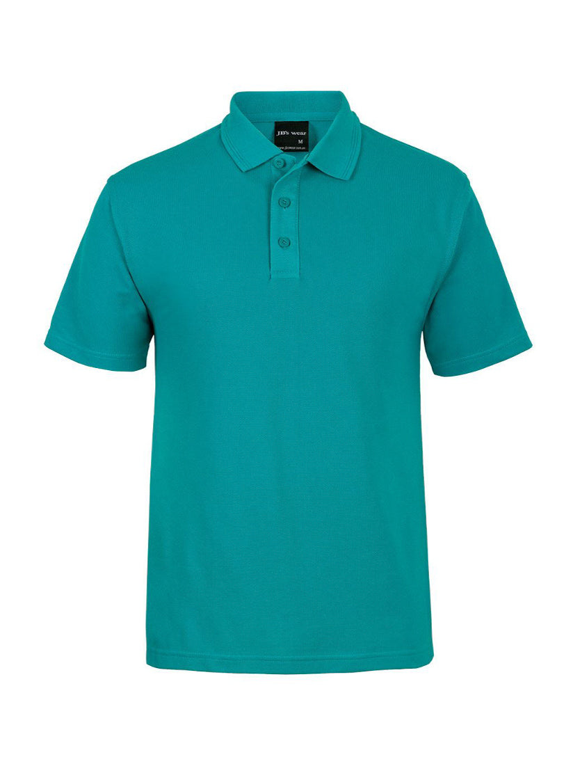 JB's Wear - Teal short-sleeve polo shirt with a three-button placket.