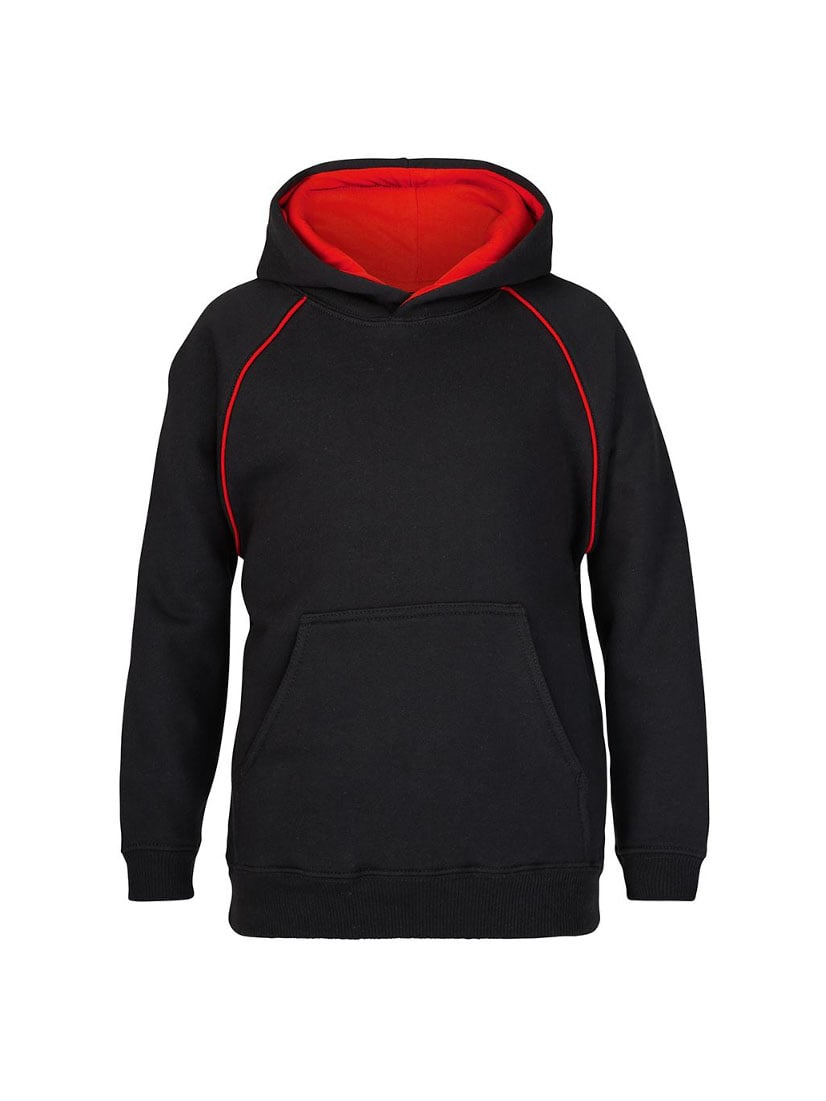 Kids Contrast Fleecy Hoodie