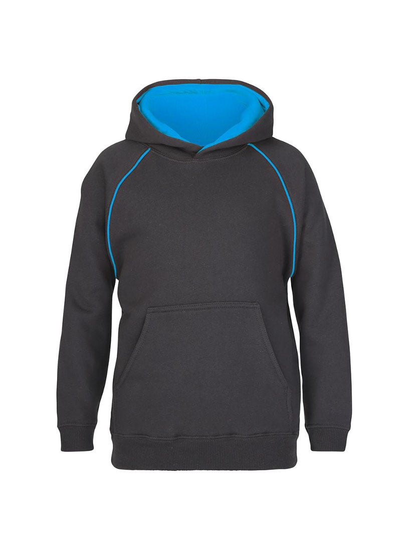 Kids Contrast Fleecy Hoodie
