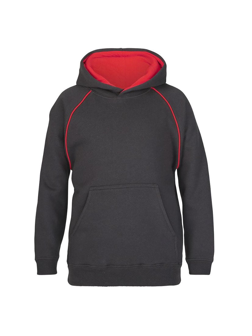 Kids Contrast Fleecy Hoodie
