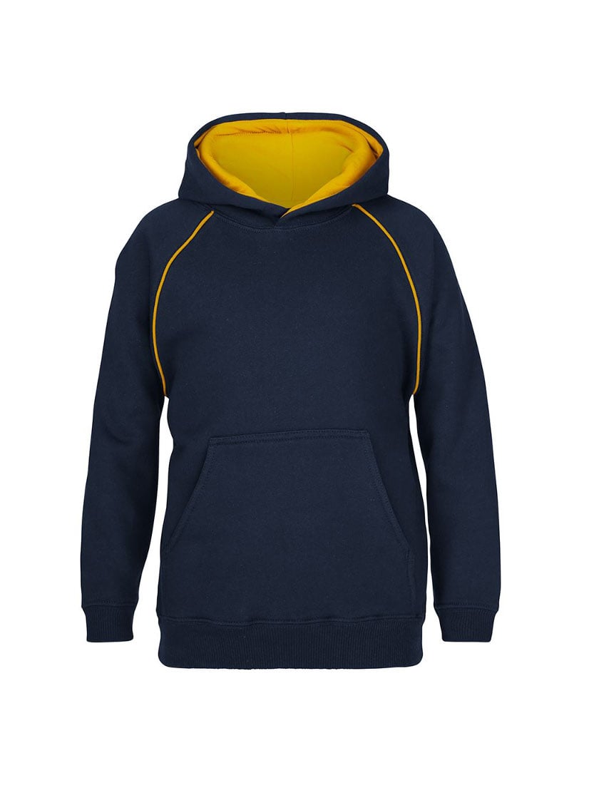 Kids Contrast Fleecy Hoodie