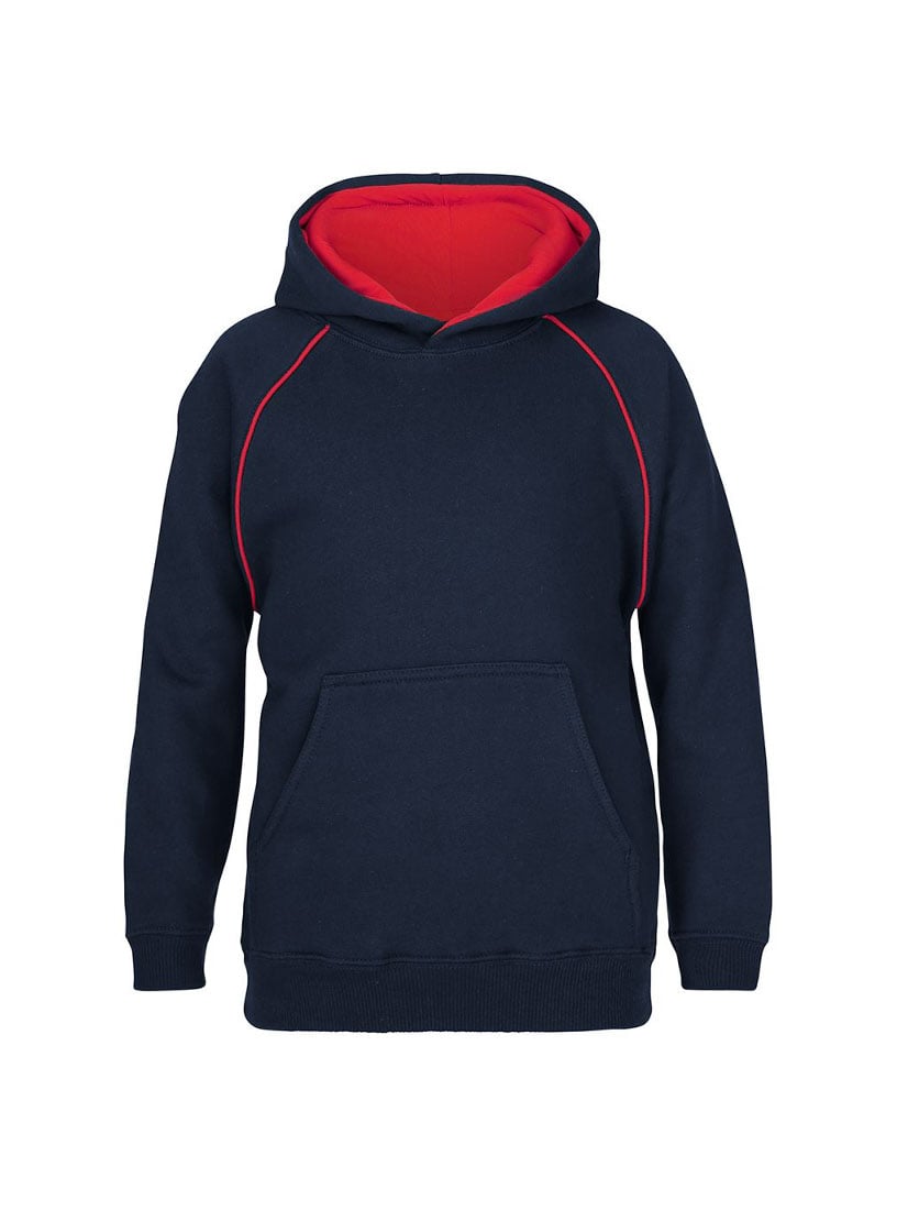 Kids Contrast Fleecy Hoodie