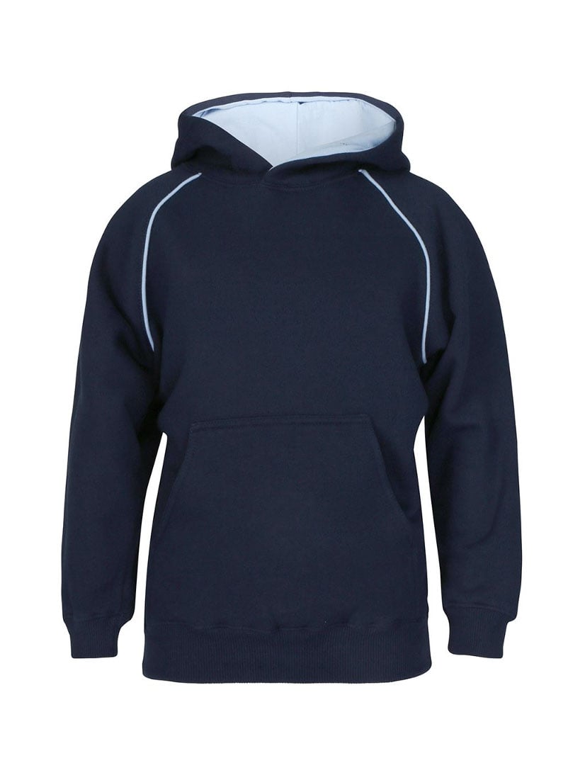 Kids Contrast Fleecy Hoodie