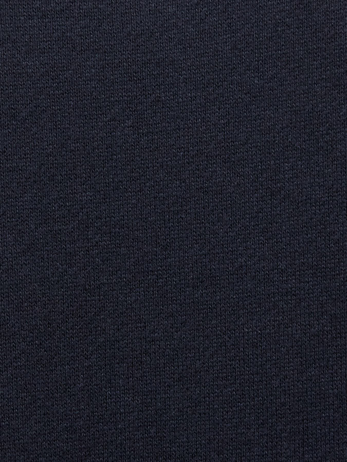 JB's Wear - Navy blue kids' fleecy sweatshirt with ribbed cuffs and hem.