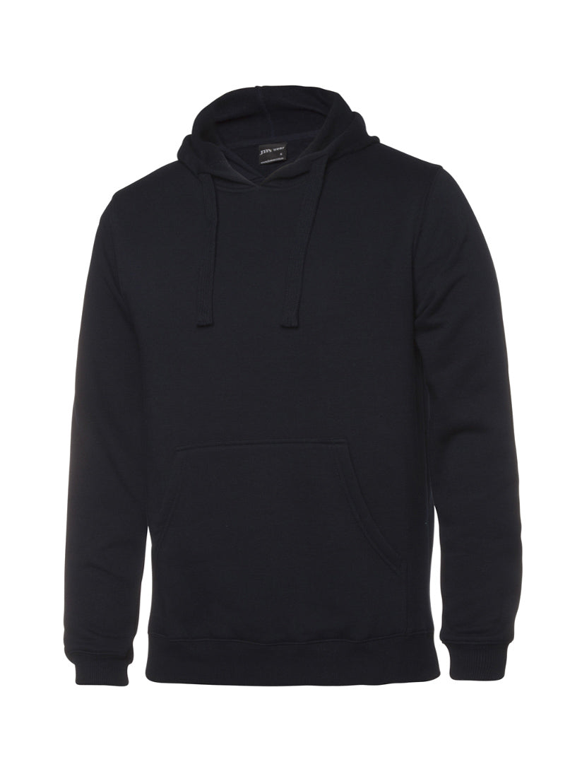 JB's Wear - Kids black pop over hoodie with a front pocket.