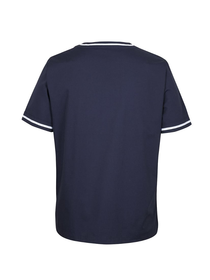 Unisex Contrast Scrubs Top