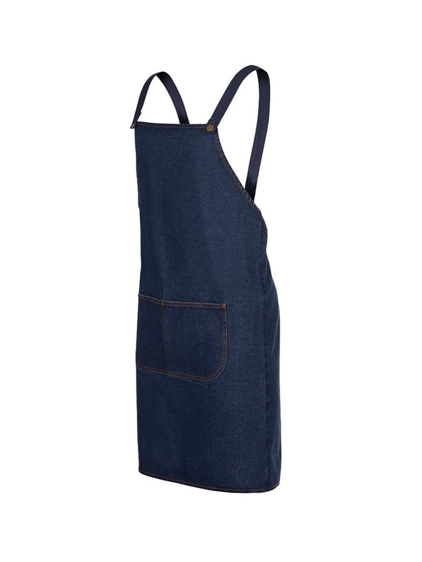 Cross Back Denim Apron (Without Straps)