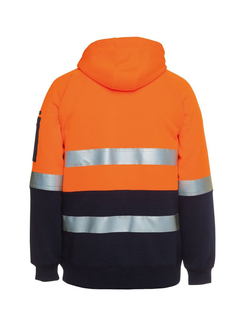 Hi Vis D+N Full Zip Fleecy Hoodie
