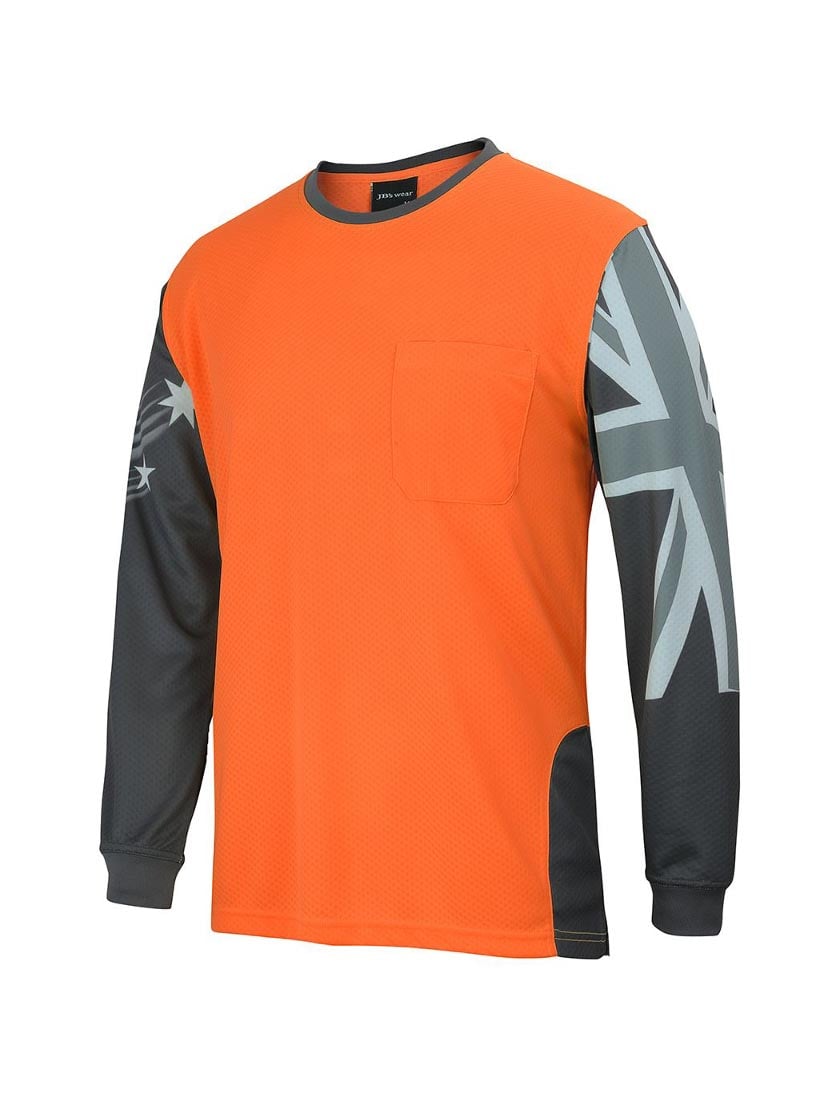Hi Vis Long Sleeve Southern Cross Tee